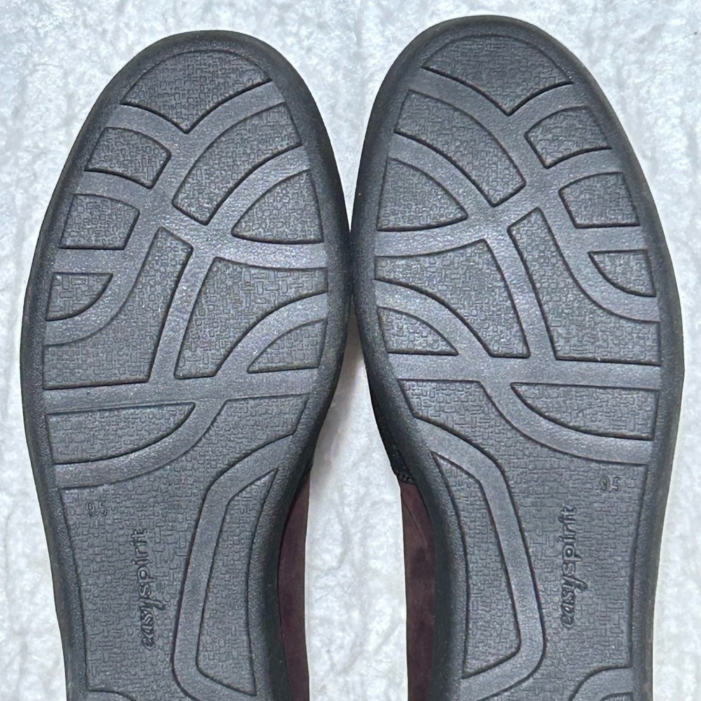Easy Spirit Womens Maroon Kaleo 3 Comfortable Wedge Heel Loafer Shoes SZ 9.5W - Picture 9 of 11
